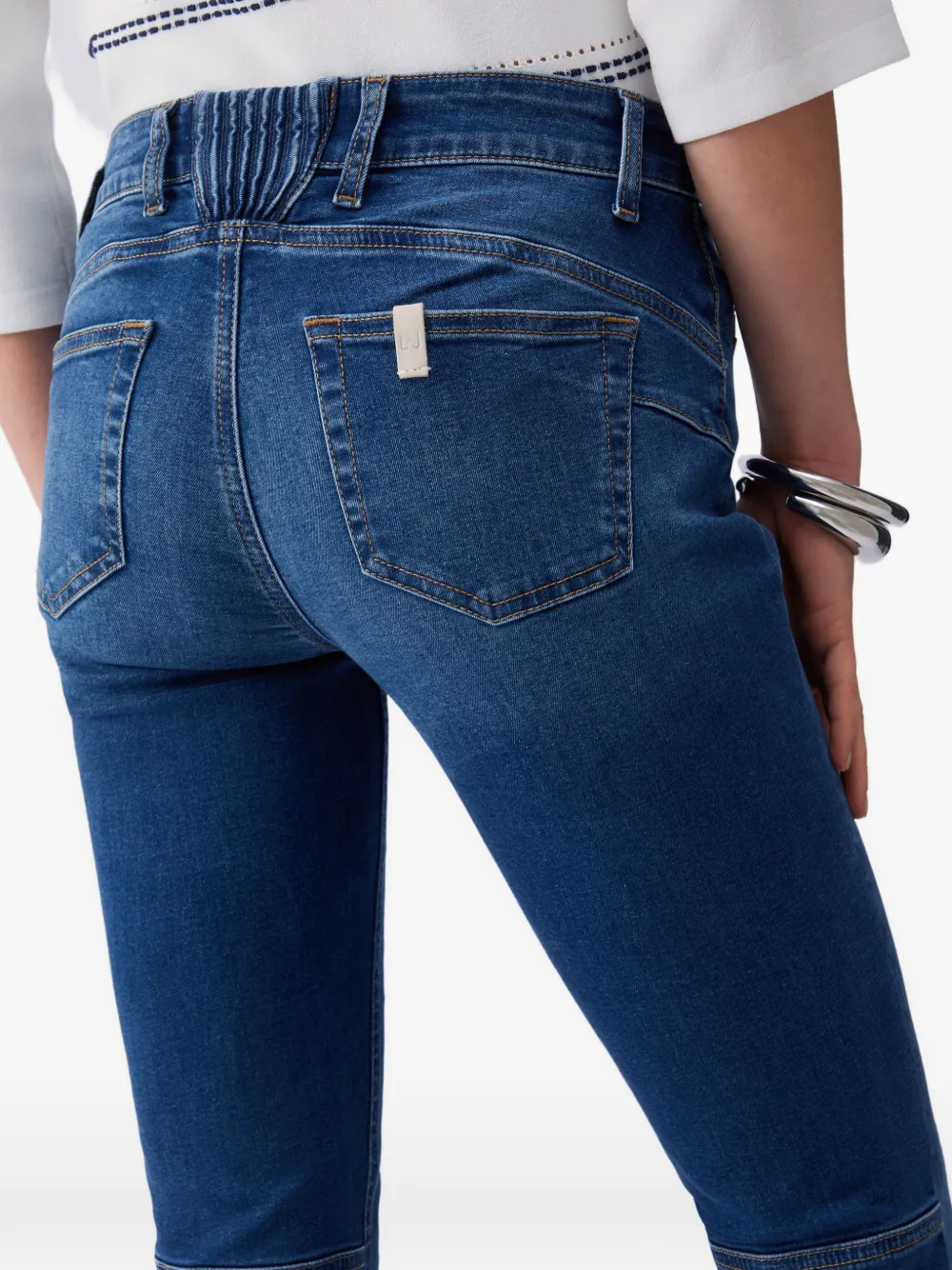 LIU JO Low waist flared jeans Blauw