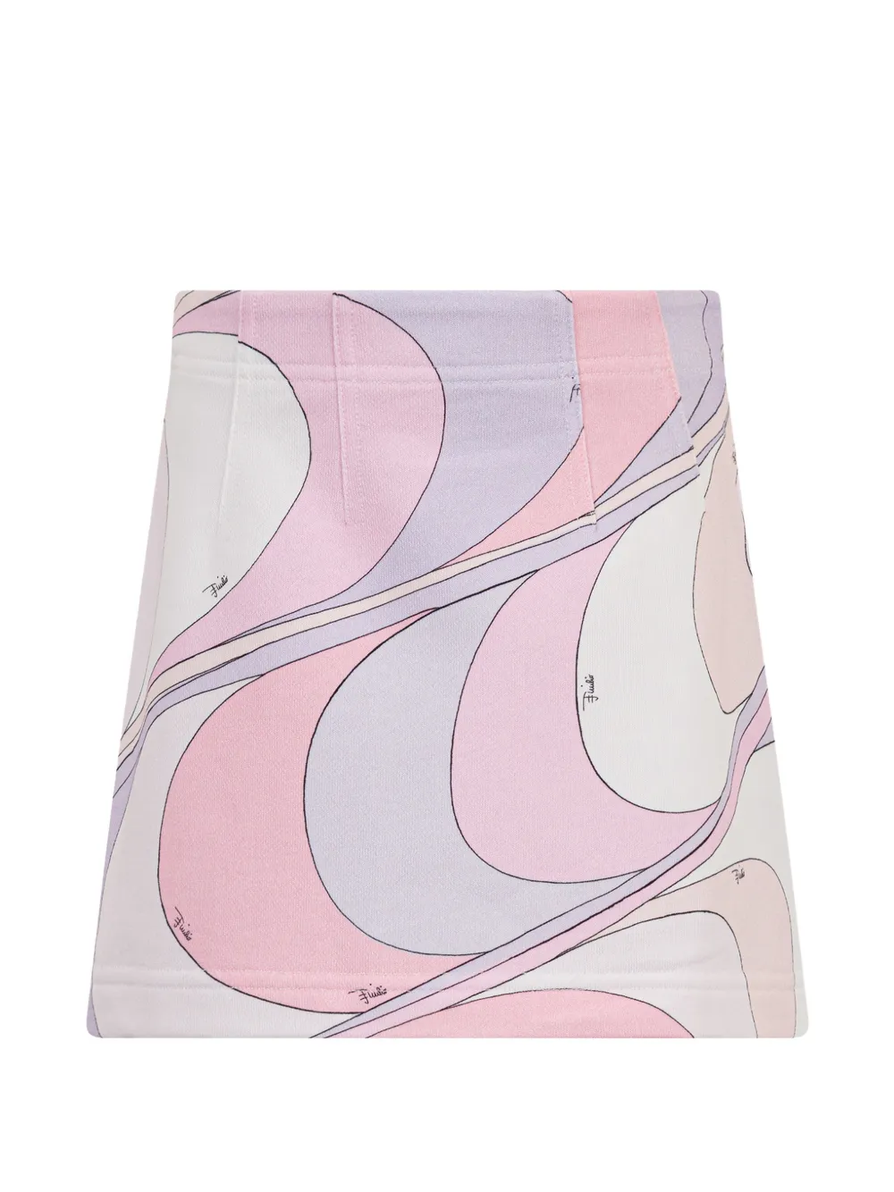 PUCCI Junior abstract-print skirt - Rosa