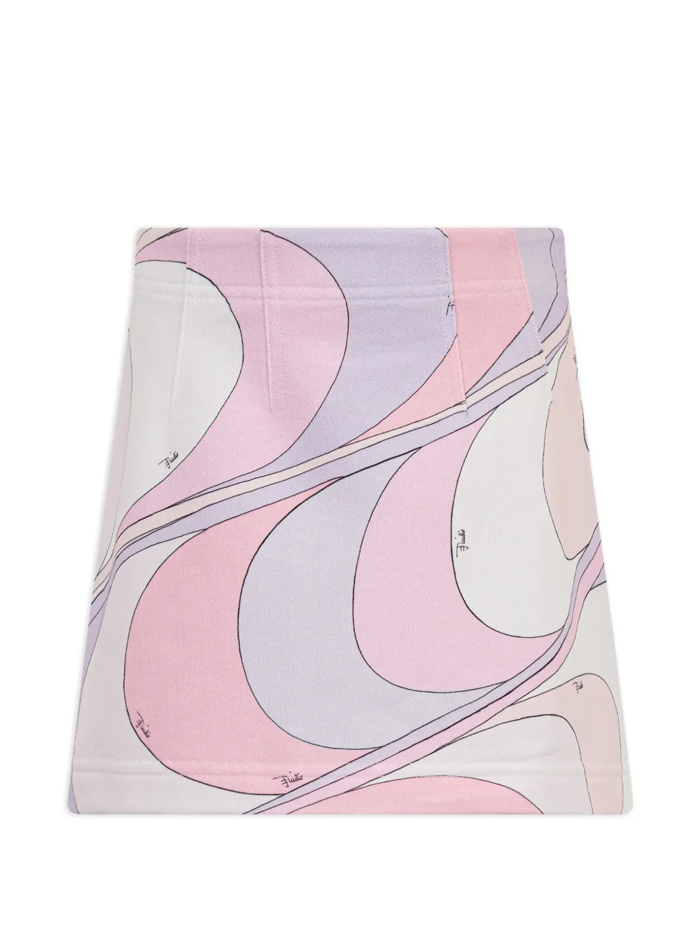 PUCCI Junior abstract-print skirt - Rosa