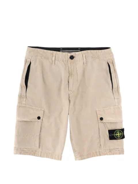 Stone Island Compass-badge cargo shorts