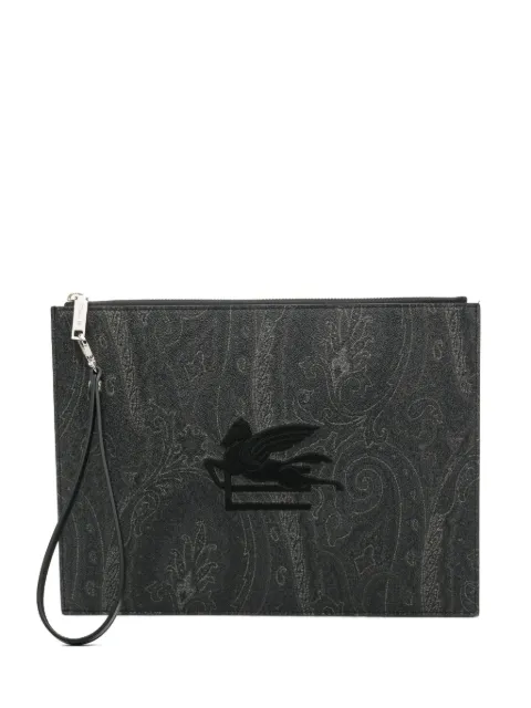 ETRO paisley-print clutch bag