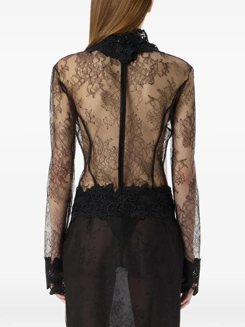 Blumarine Kanten body Zwart