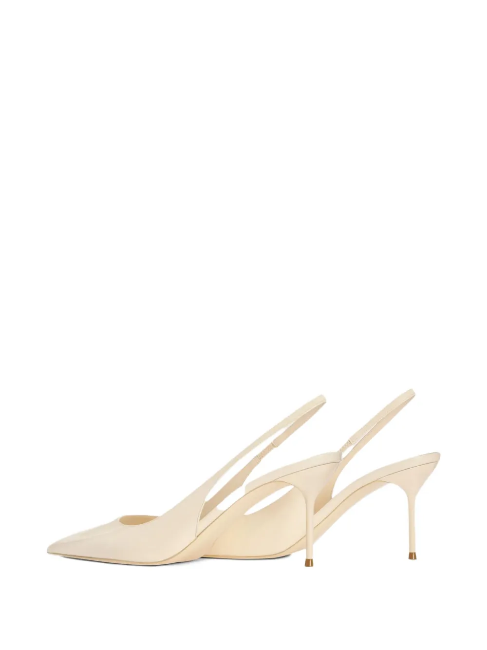 Paris Texas Lidia point-toe slingback pumps Beige