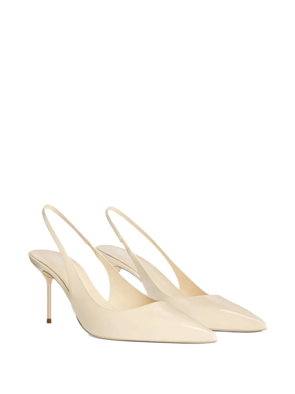 Paris Texas Lidia point-toe slingback pumps Beige