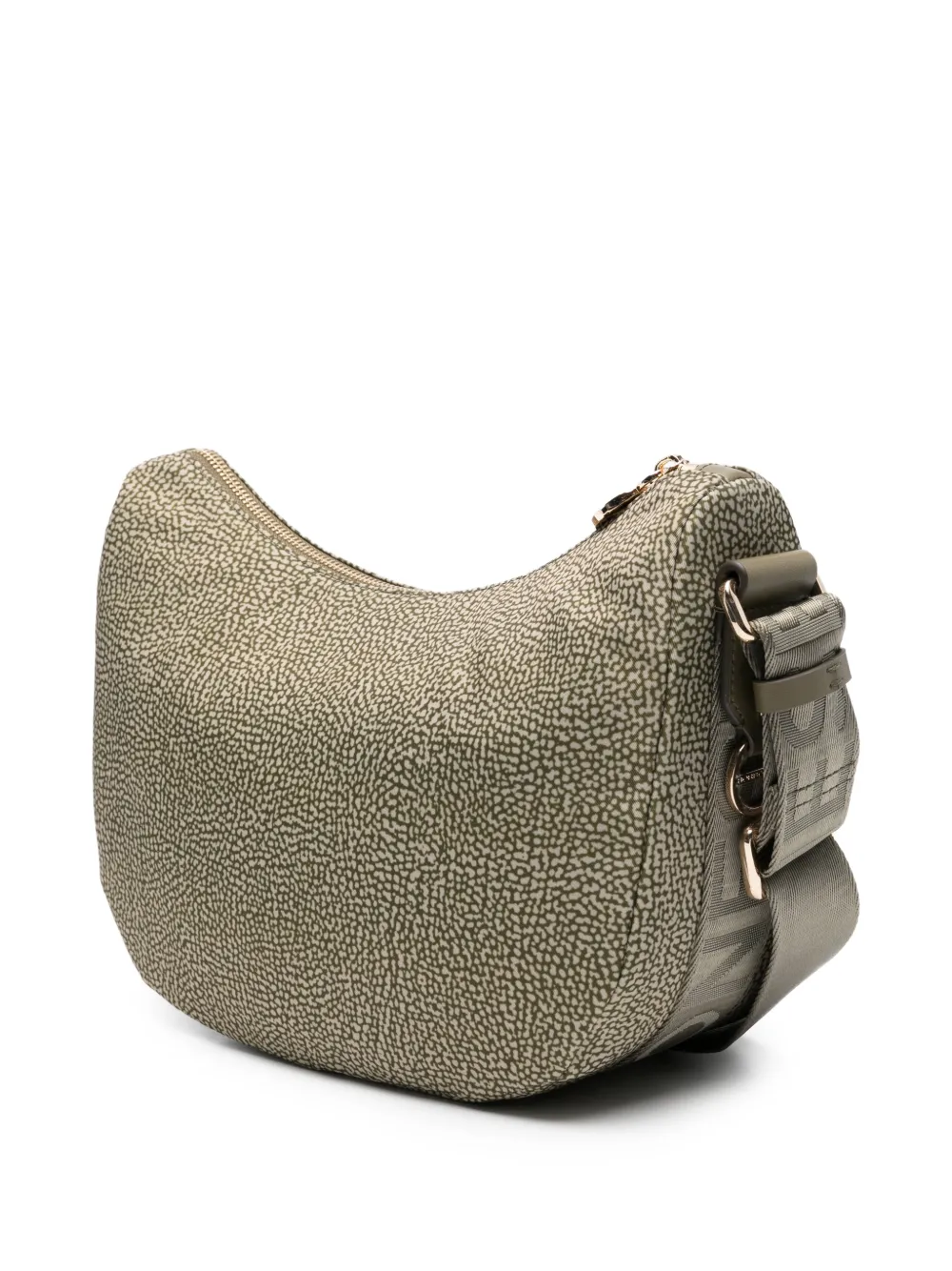  Borbonese Small Luna Zip Crossbody Bag - Green 