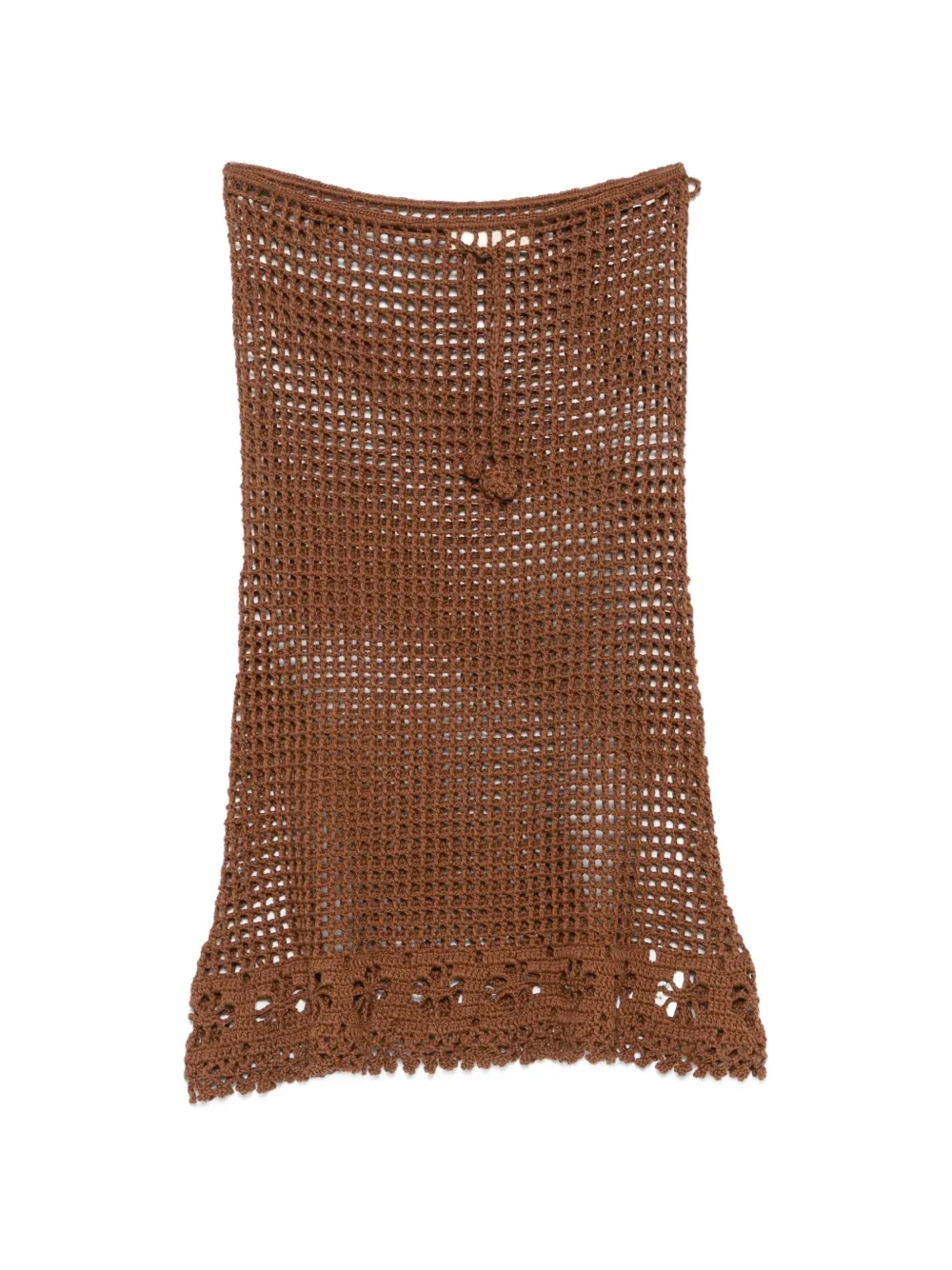 TERRY PUESTO Sara crochet-knit skirt - Braun