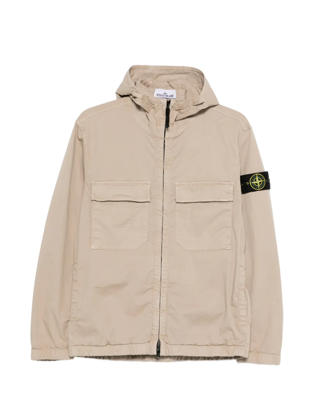 Stone Island cotton hooded jacket - Toni neutri