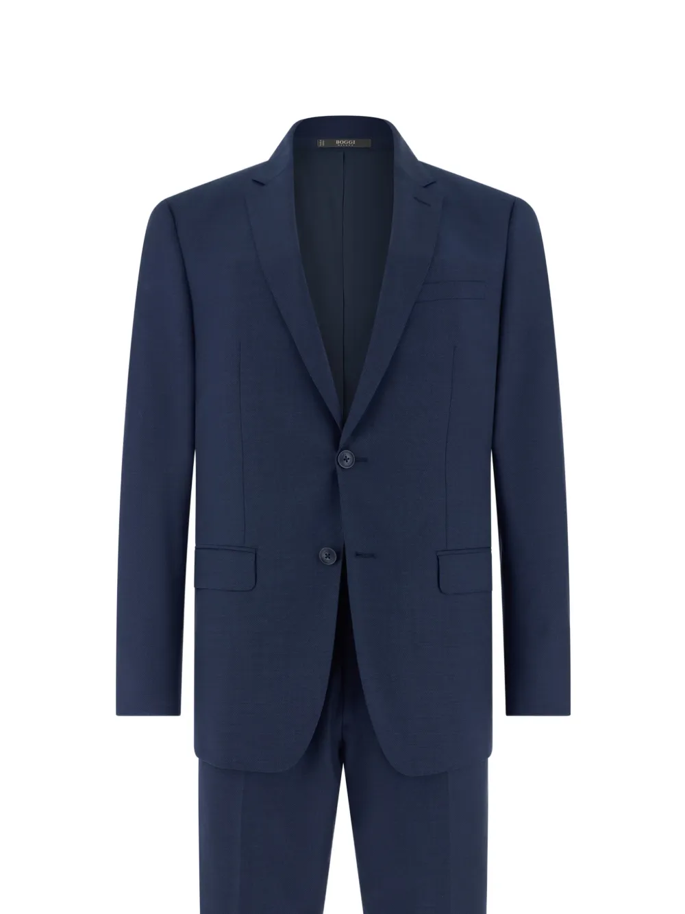 Boggi Milano micro pattern single-breasted suit - Blu
