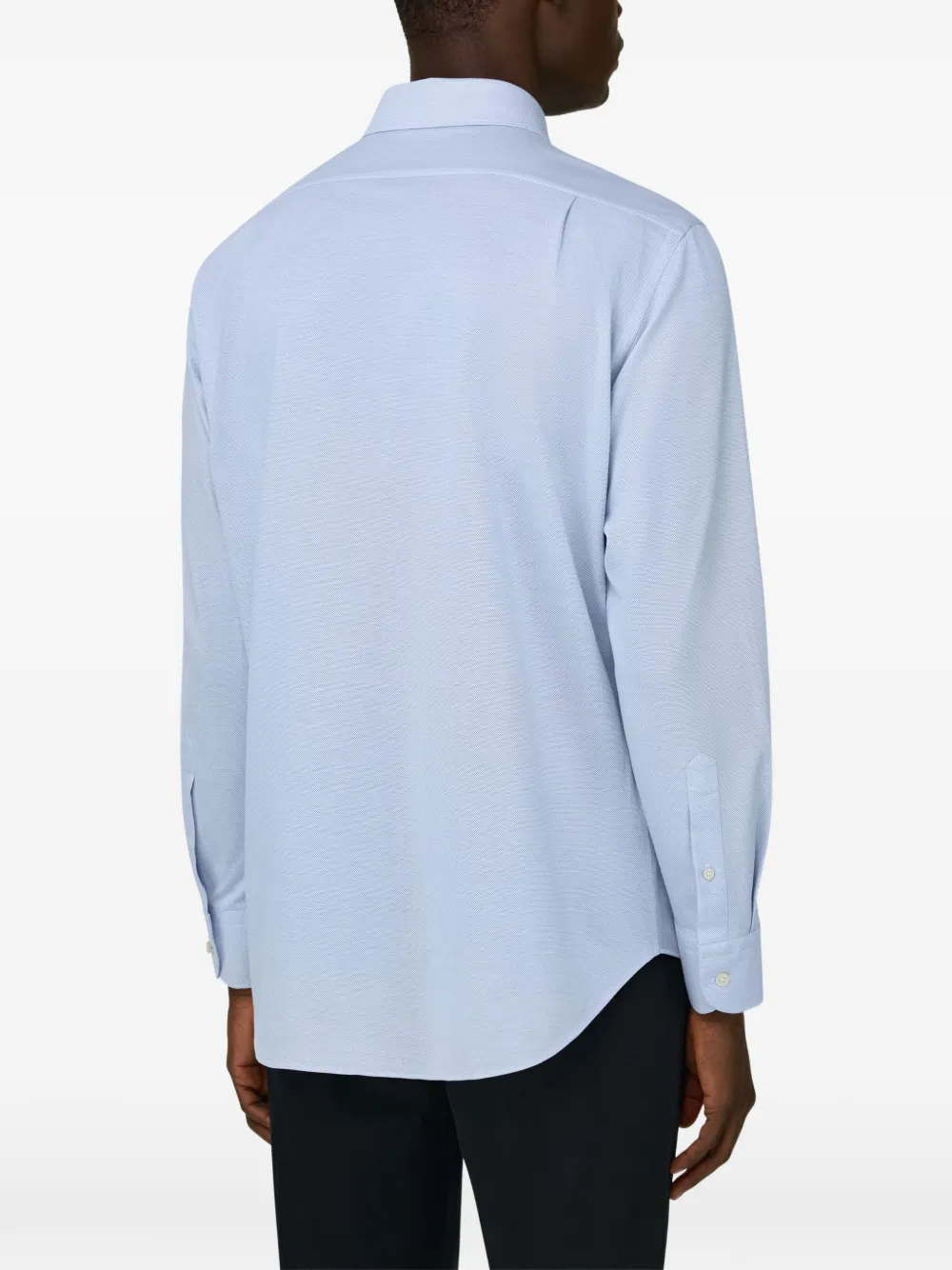 Boggi Milano Jersey overhemd Blauw