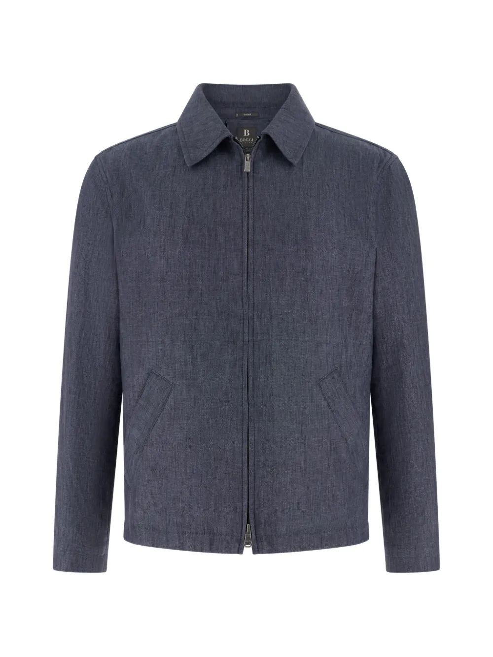 Boggi Milano Bomber in tessuto tecnico - Blu