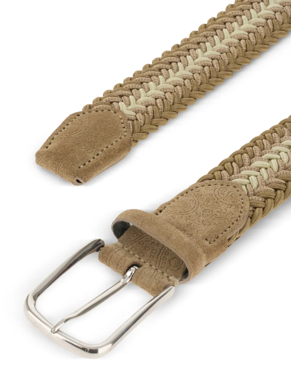 Boggi Milano Woven Belt - Neutrals 
