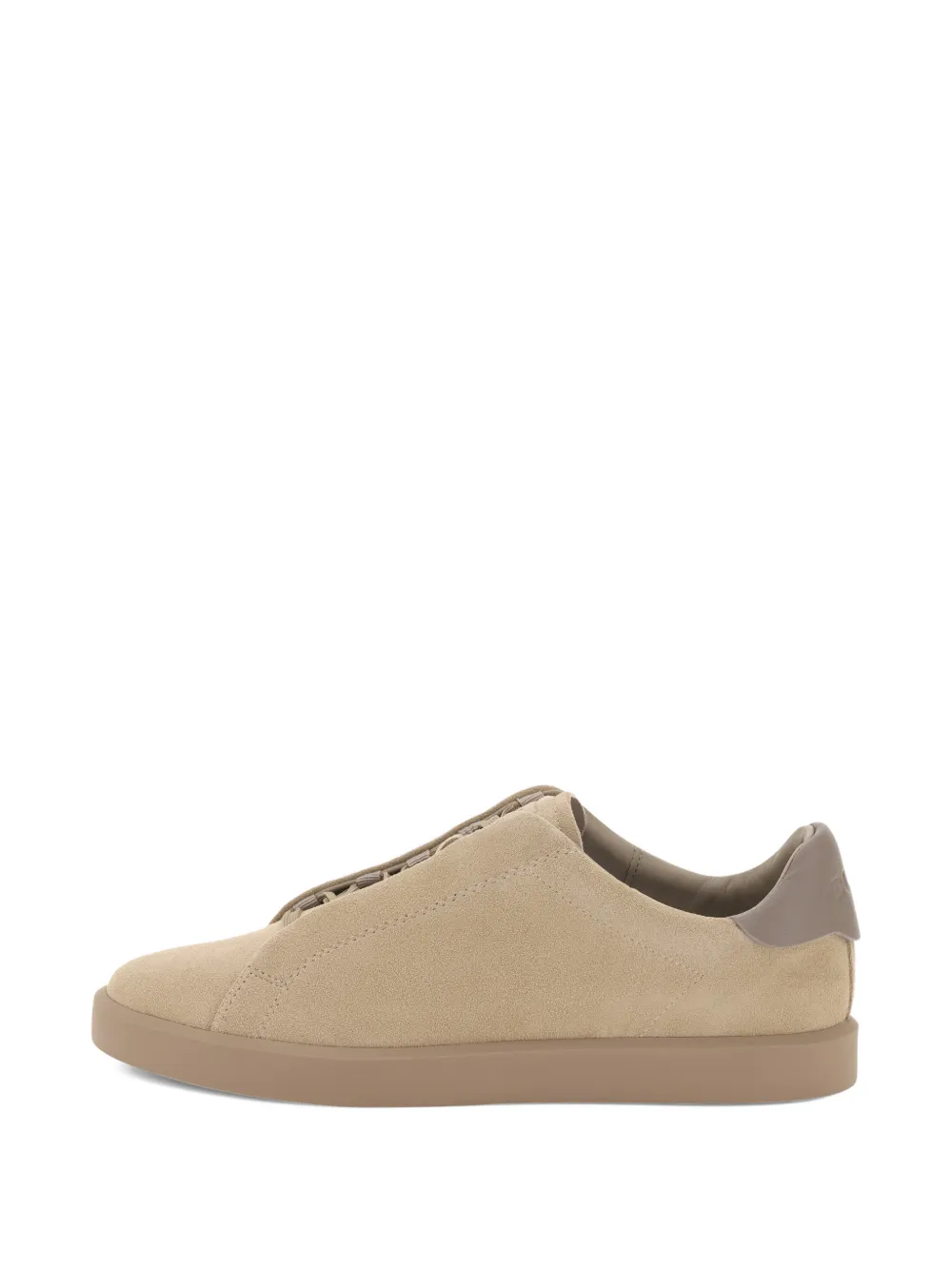 Boggi Milano Essence suede sneakers Beige