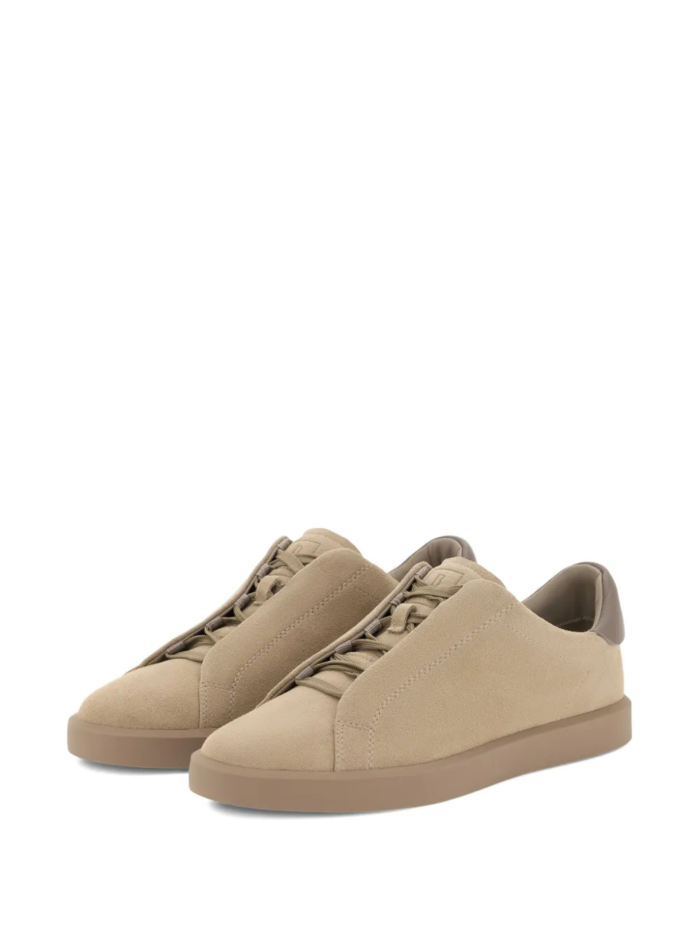 Boggi Milano Essence suede sneakers Beige