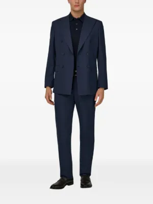 Prince Wales check double-breasted suit 3