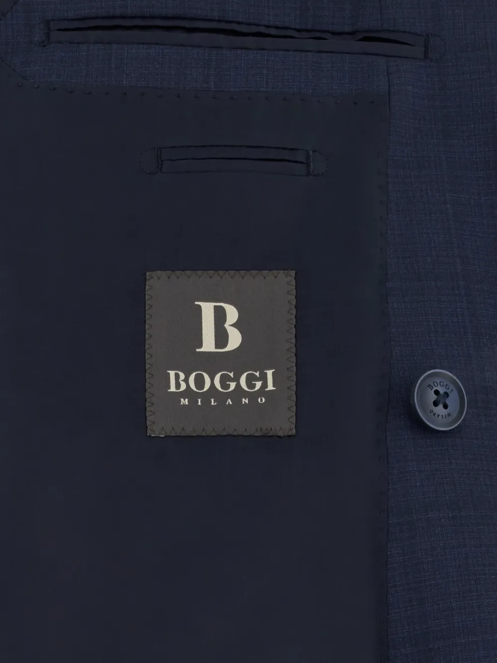 Prince Wales check double-breasted suit by Boggi Milano
