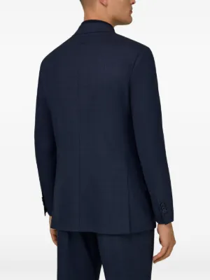 Prince Wales check double-breasted suit 5