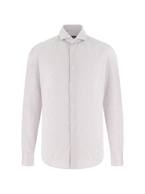 Boggi Milano camisa con rayas estampadas