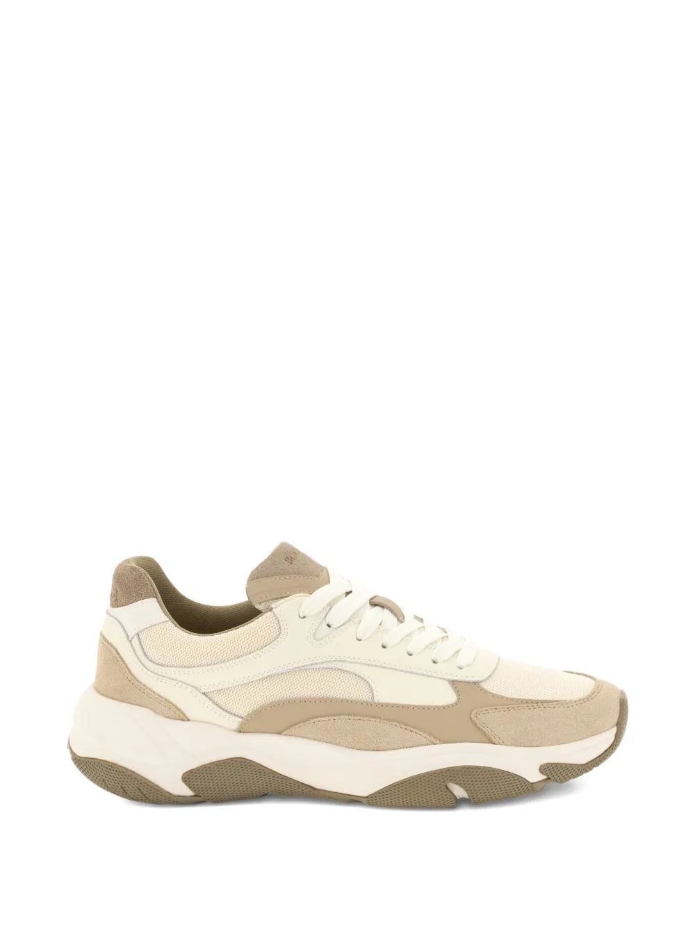 Boggi Milano Storm leren sneakers Beige