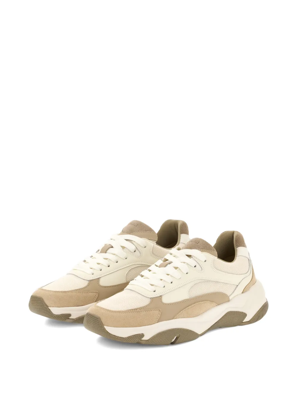 Boggi Milano Storm leren sneakers Beige