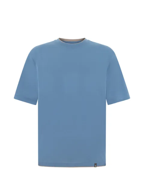 Boggi Milano contrasting-trim cotton T-shirt