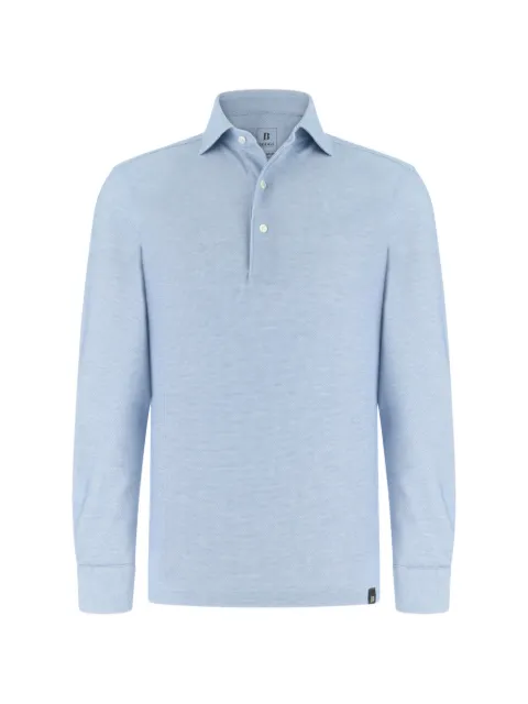 Boggi Milano playera tipo polo de tejido jersey