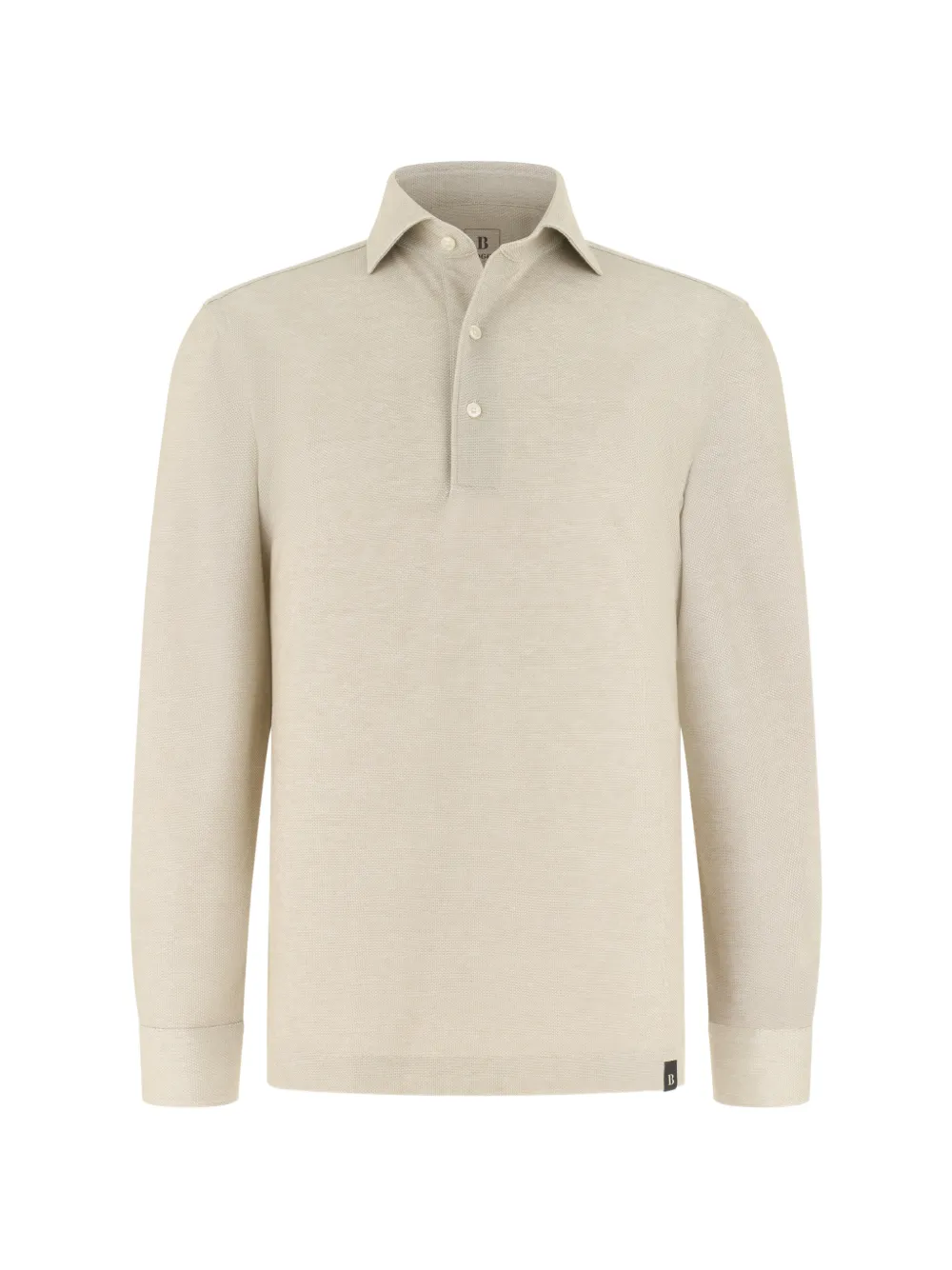 Boggi Milano Polo a maniche lunghe - Toni neutri