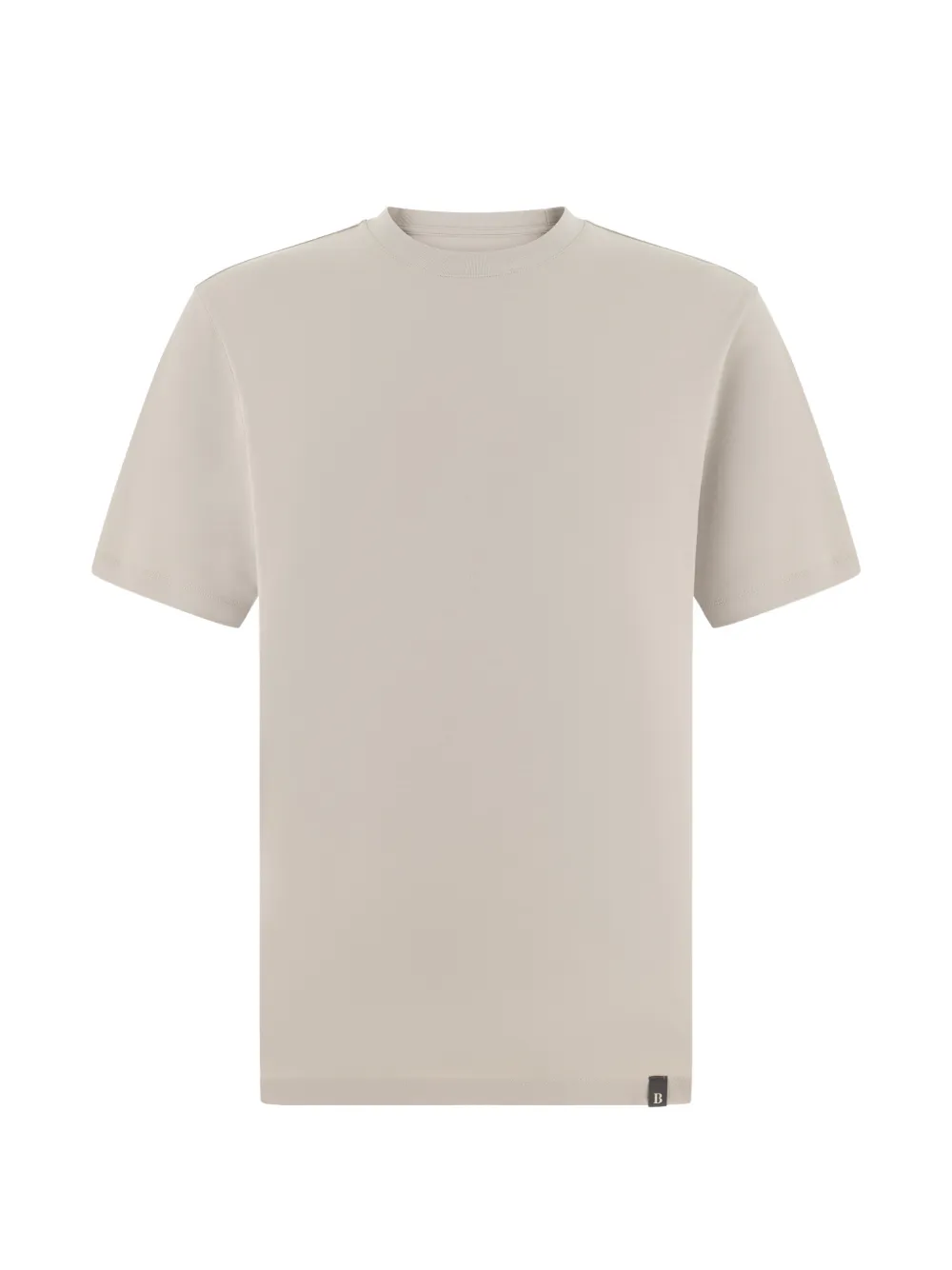 Boggi Milano T-shirt con etichetta B - Toni neutri