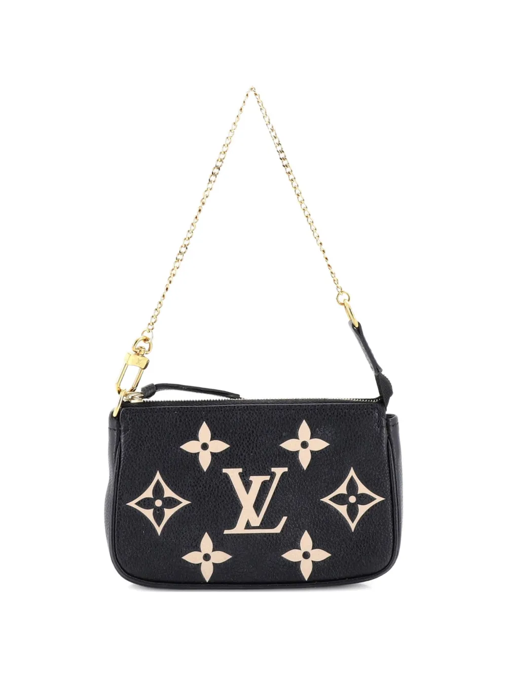 Louis Vuitton Pre-Owned Pochette Accessoires Bicolor Monogram Empreinte Giant Mini clutch bag - Nero