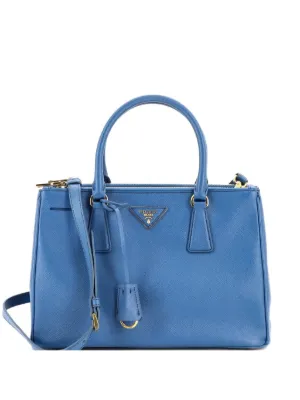 Prada Pre-Owned バイカラーダブルジップ サフィアーノレザー