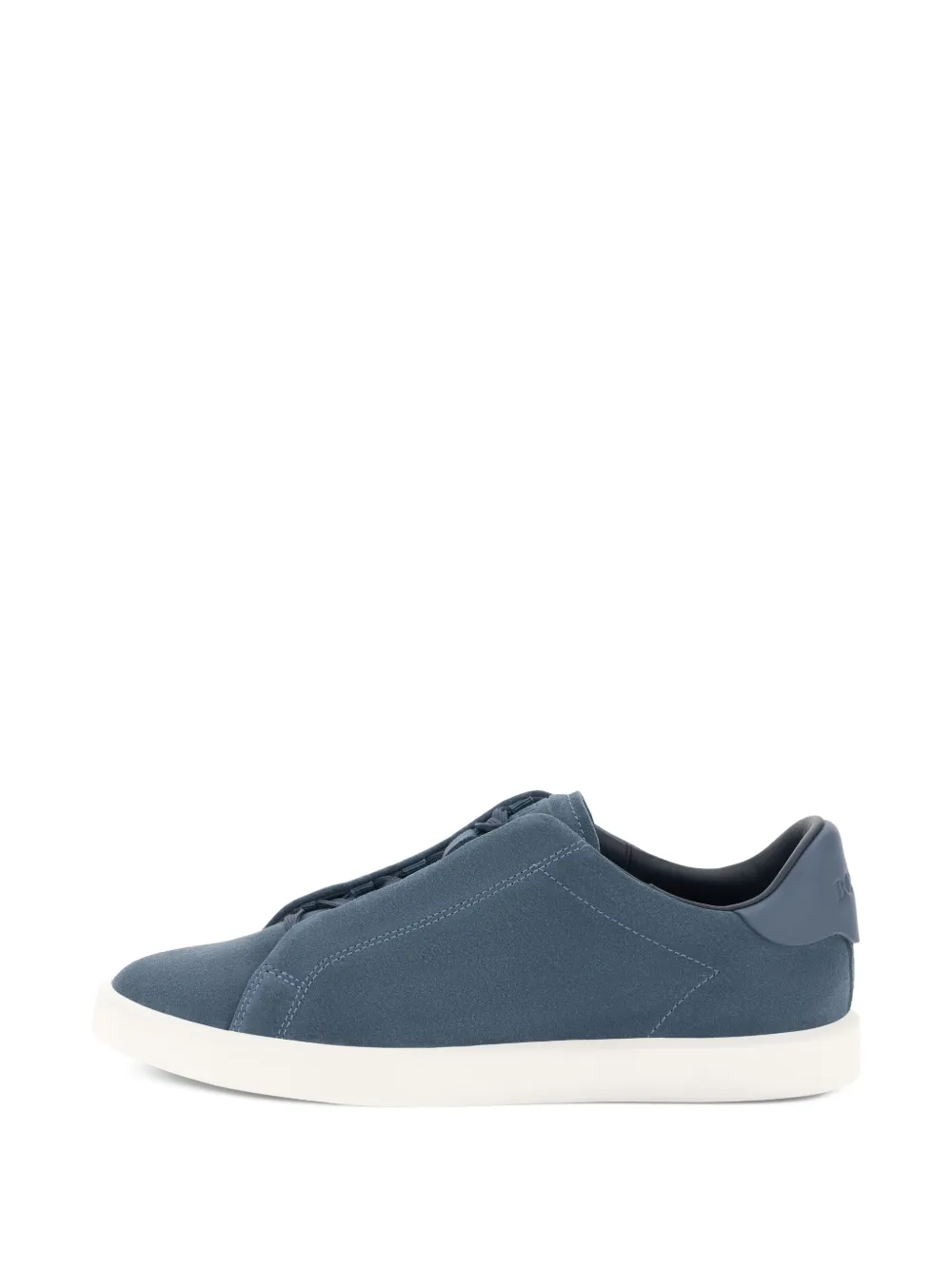 Boggi Milano Essence suède sneakers Blauw