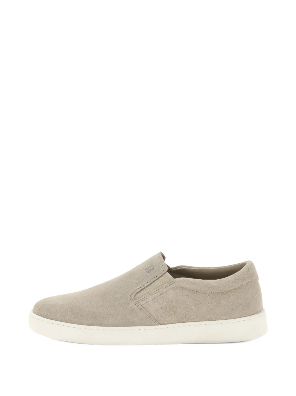 Boggi Milano Heritage suède slip-on sneakers Beige