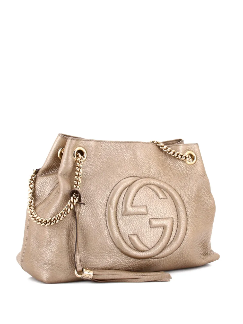 Gucci Pre-Owned Soho Chain Strap Leather Medium shoulder bag - Oro