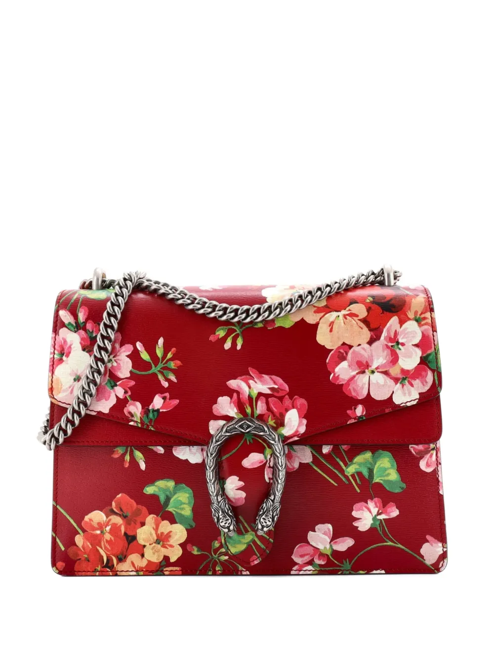 Gucci Pre-Owned Dionysus Bag Blooms Print Leather Medium shoulder bag - Multicolore