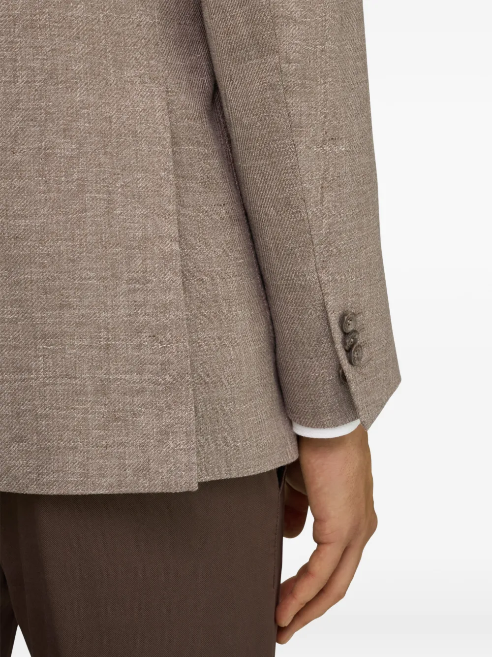 single-breasted patch-pocket blazer