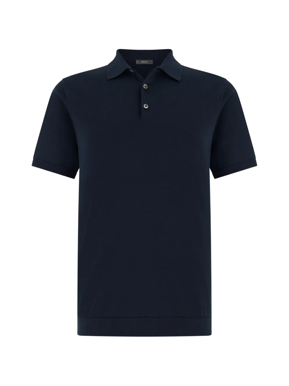Boggi Milano Polo con logo - Blu