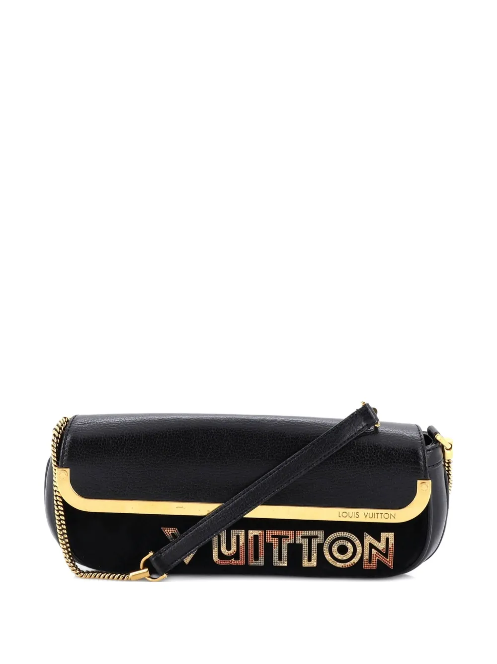 Louis Vuitton Pre-Owned Avant Garde Pochette Leather with Suede clutch bag - Nero