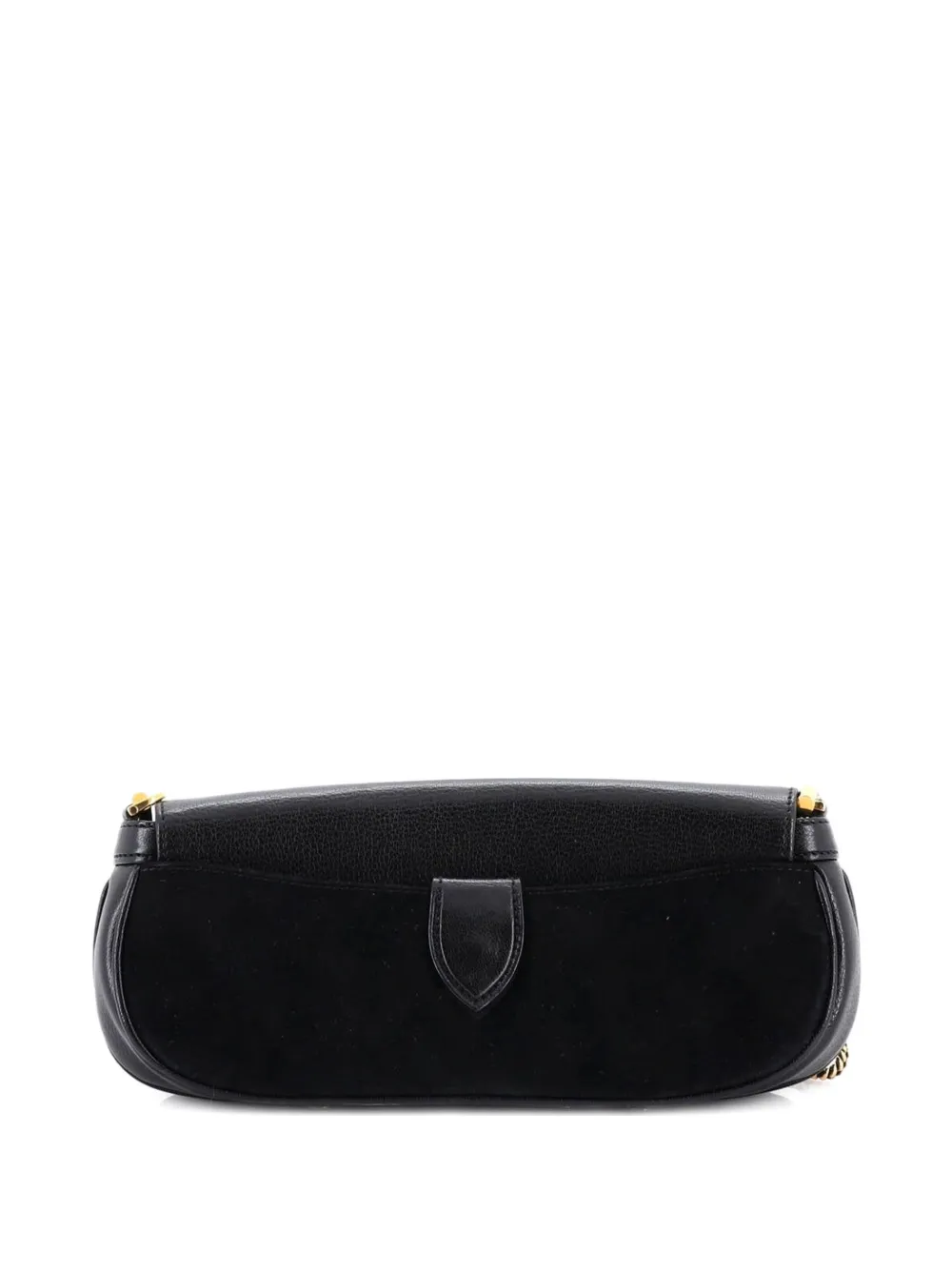 Louis Vuitton Pre-owned Avant Garde Pochette Leather with Suede Clutch Bag in Black, view 2