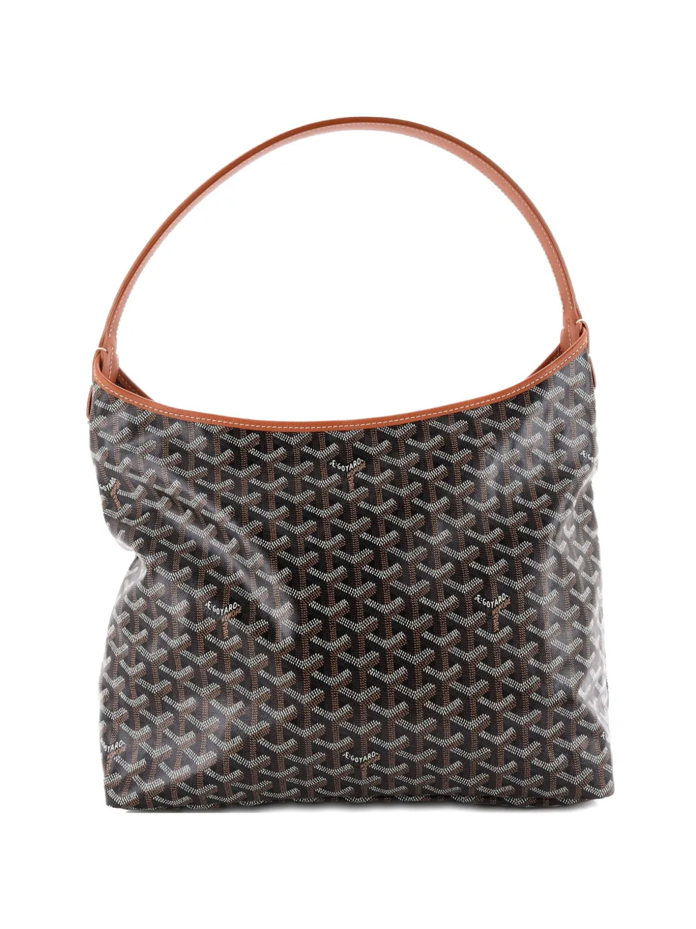 Goyard Pre-Owned Boheme Coated Canvas hobo bag - Marrone