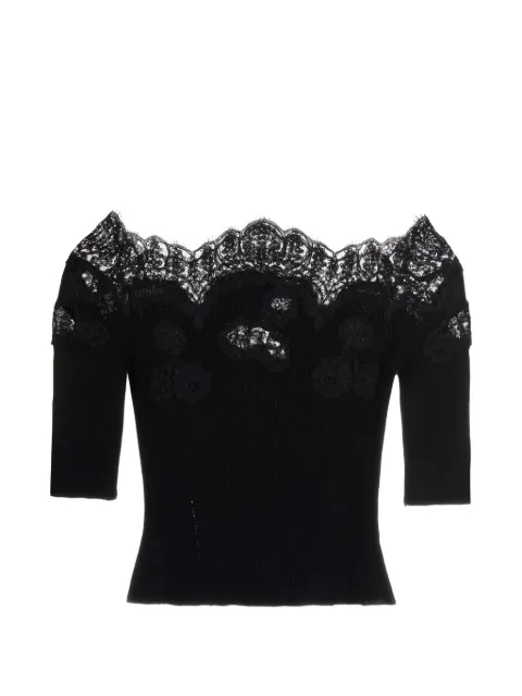 Ermanno Scervino lace cotton top