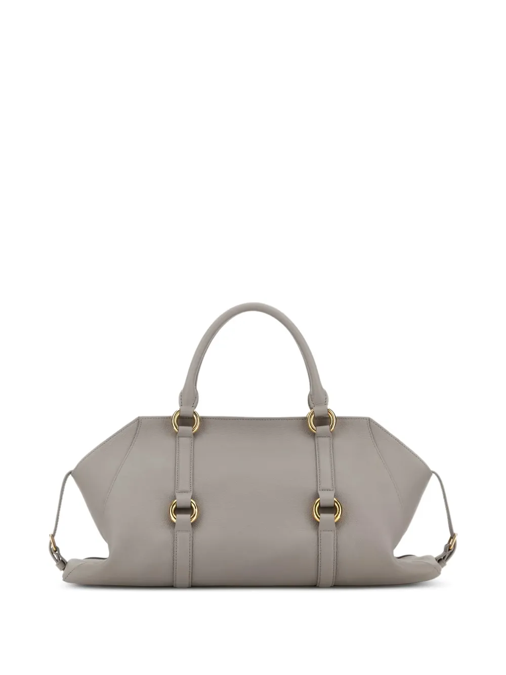  Alexander Mcqueen Medium Farringdon Handbag - Grey 