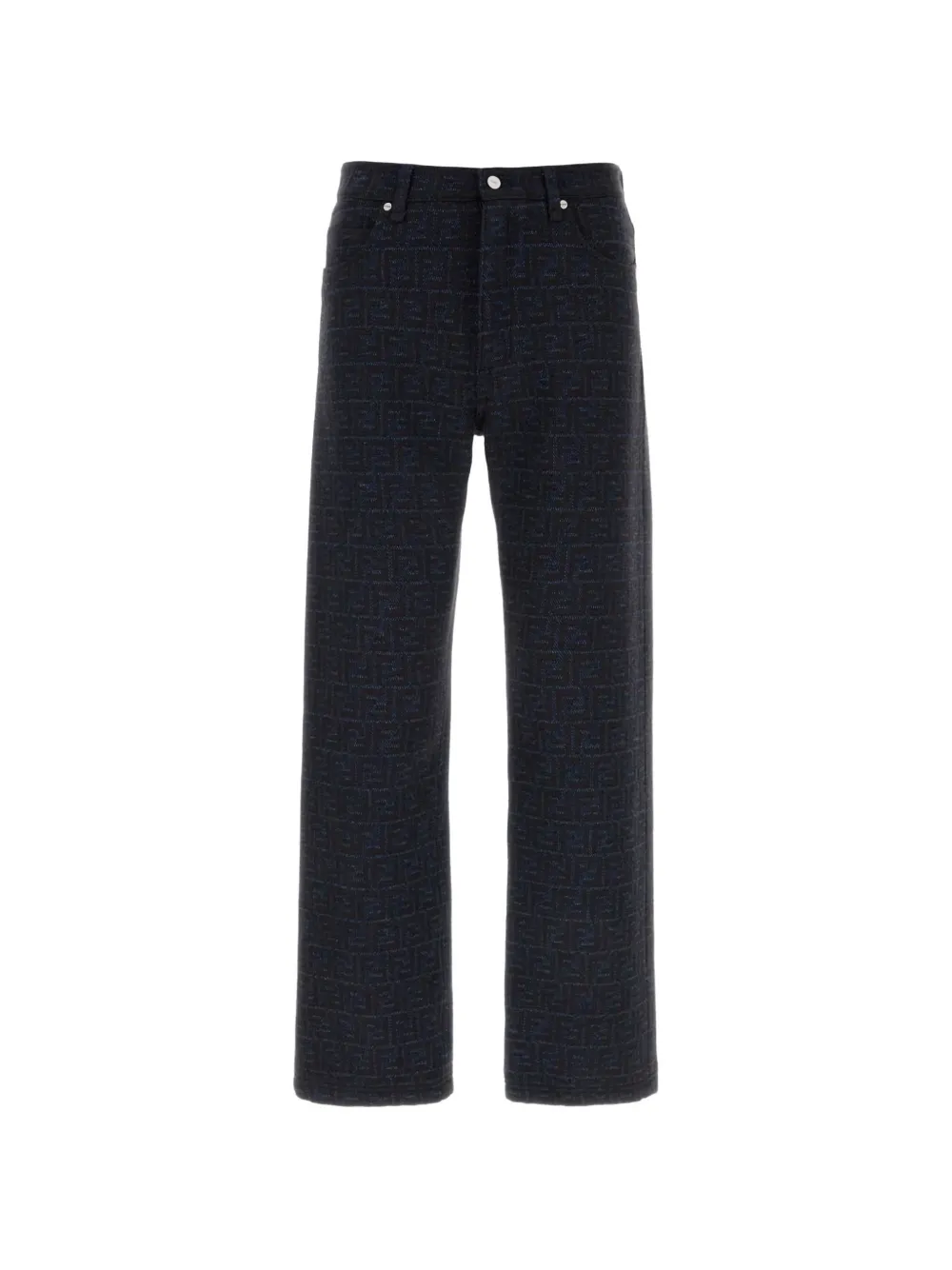 FENDI FF-motif jeans - Nero