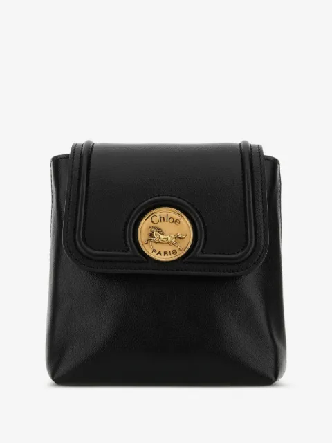 Chloé horse medal foldover backpack