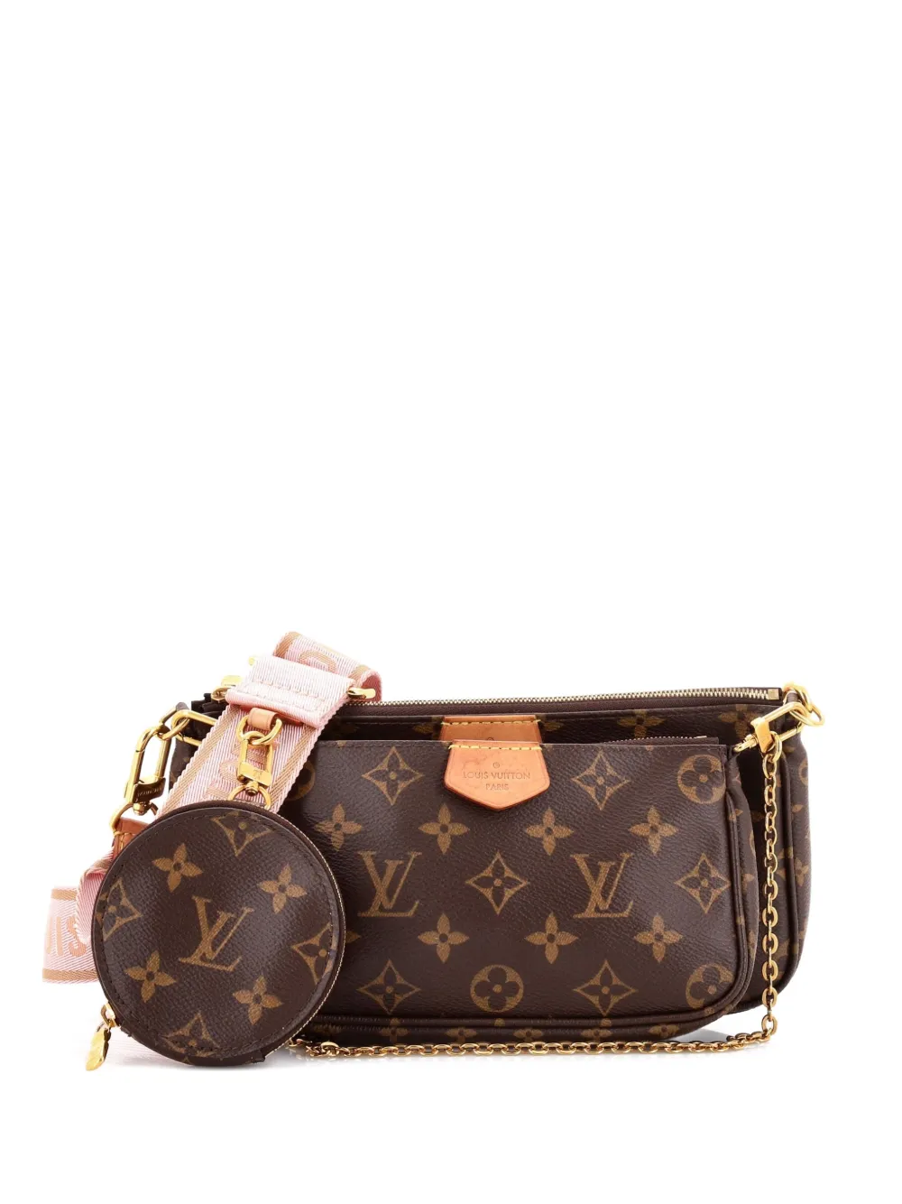Louis Vuitton Pre-Owned Multi Pochette Accessoires Monogram Canvas crossbody bag - Marrone