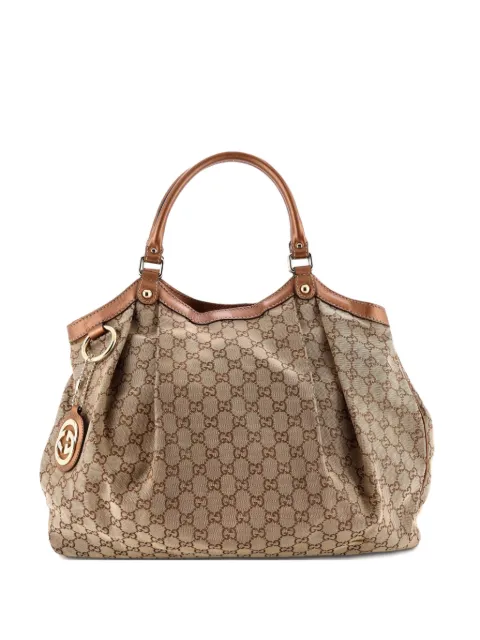 Gucci Pre-Owned Sukey GG Canvas with Leather Large tote bag