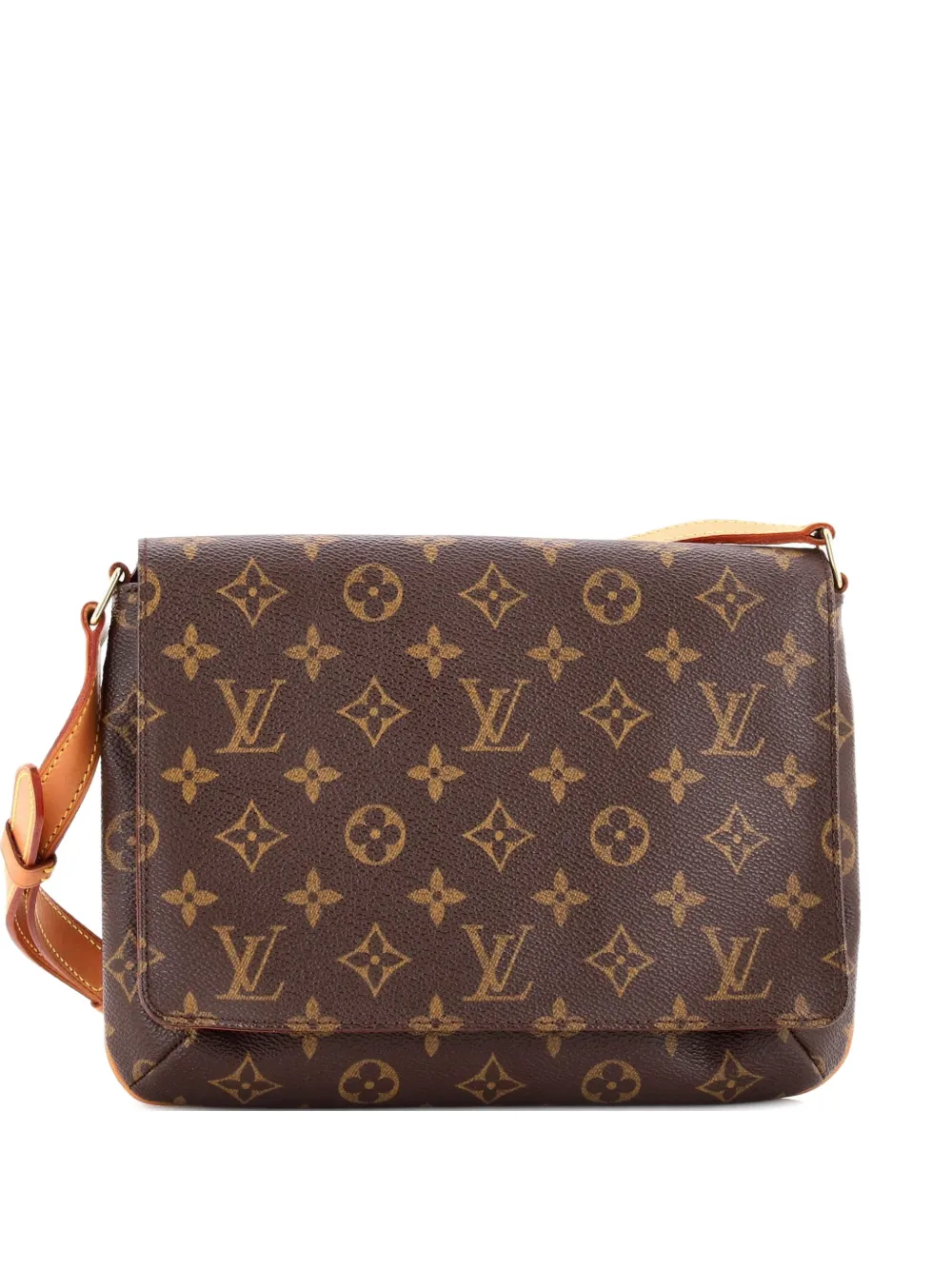 Louis Vuitton Pre-Owned Musette Tango Handbag Monogram Canvas shoulder bag - Marrone