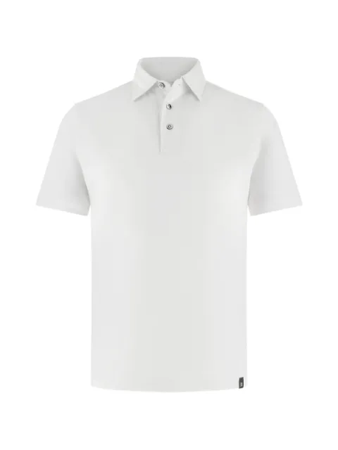 Boggi Milano branded-button short-sleeve polo shirt
