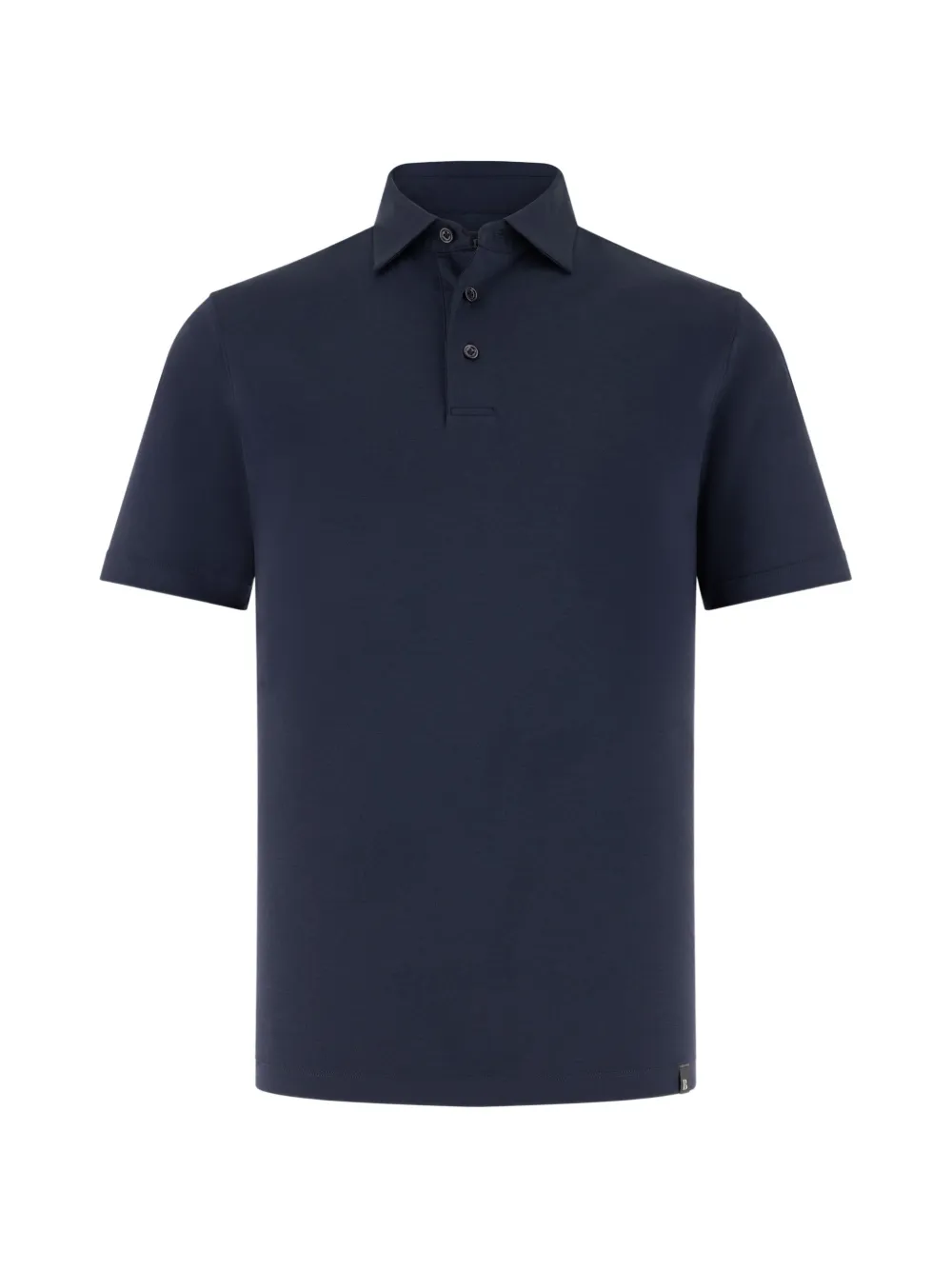 Boggi Milano Polo a maniche corte con bottoni - Blu
