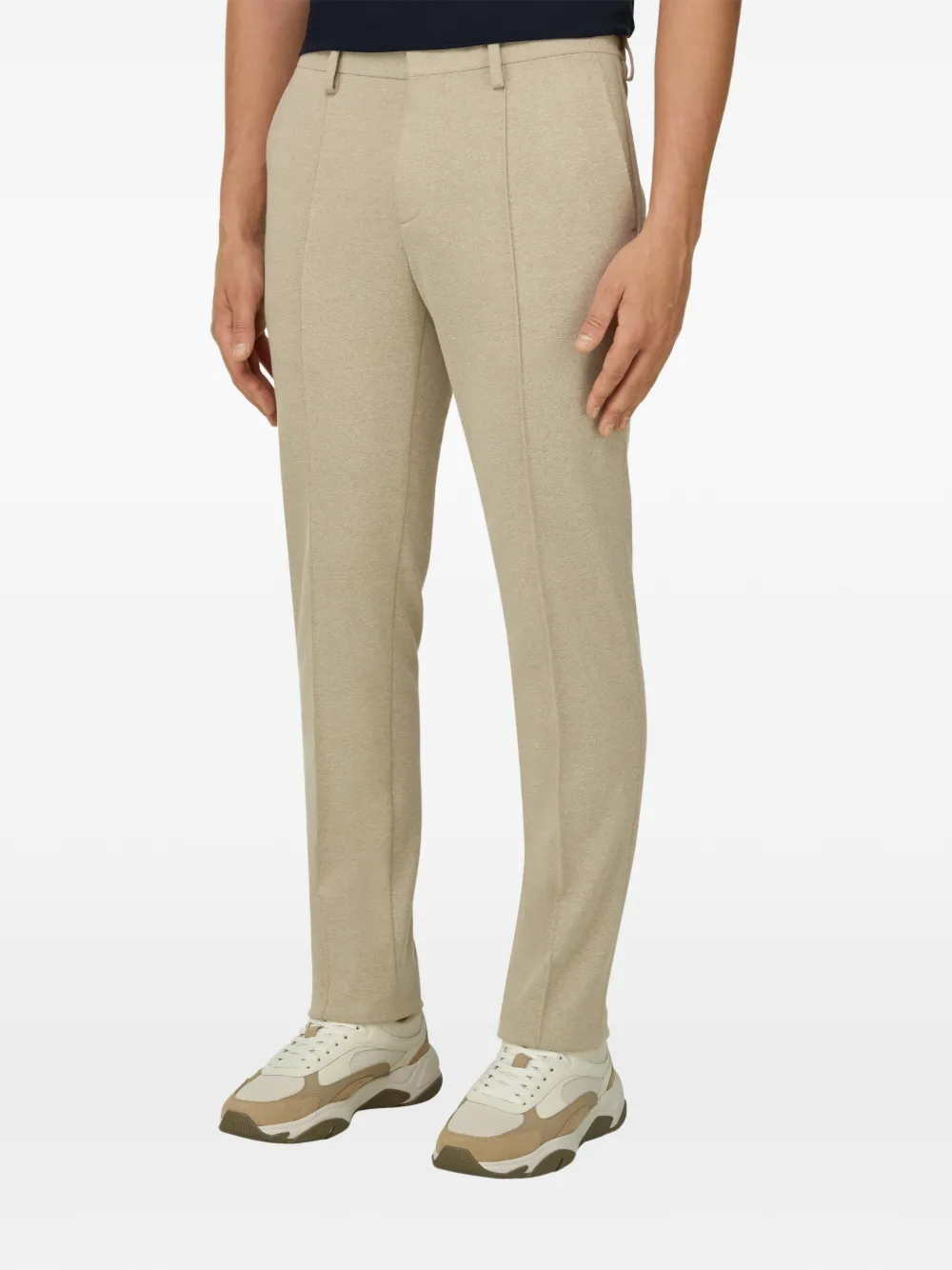  Boggi Milano Belt-loop Trousers - Neutrals 