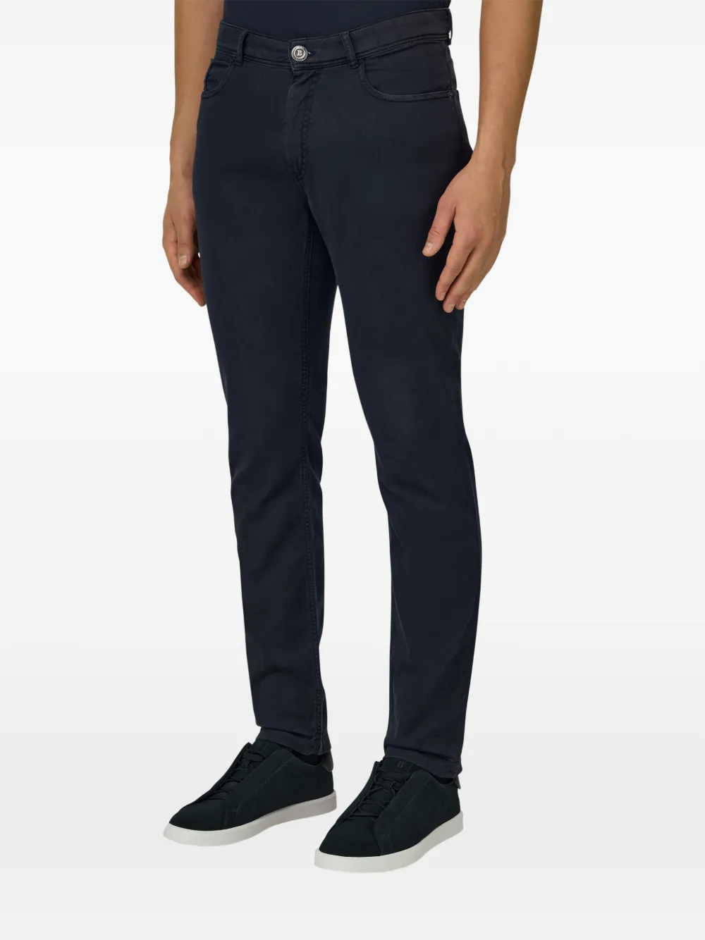  Boggi Milano Vaqueros Claude Stretch - Azul 