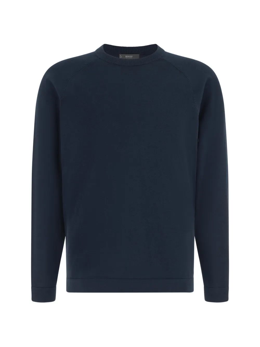 Boggi Milano Maglione girocollo con maniche raglan - Blu